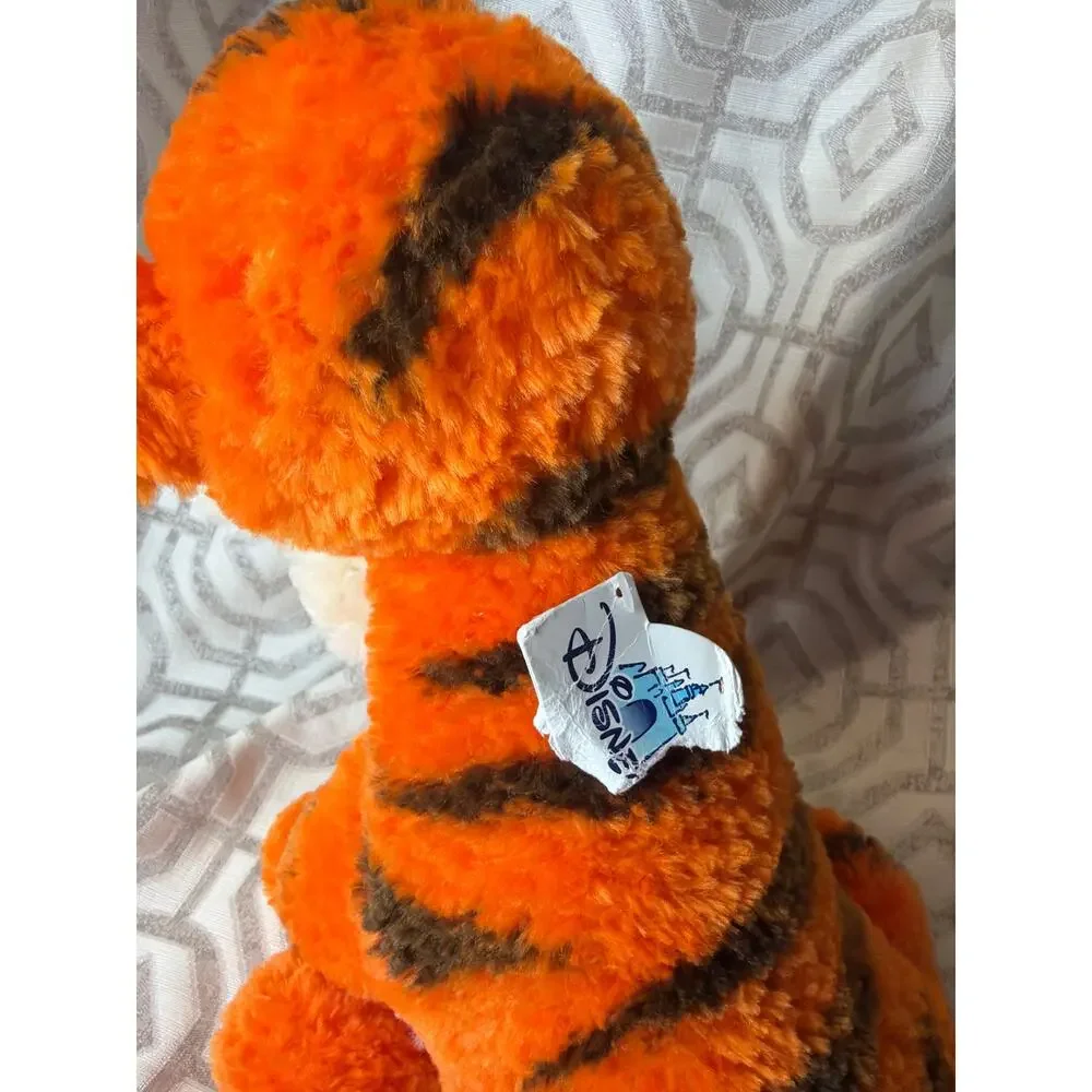 Disney Parks Company TIGGER Fluffy Plush Large Stuffed Animal Curly‎ Tail